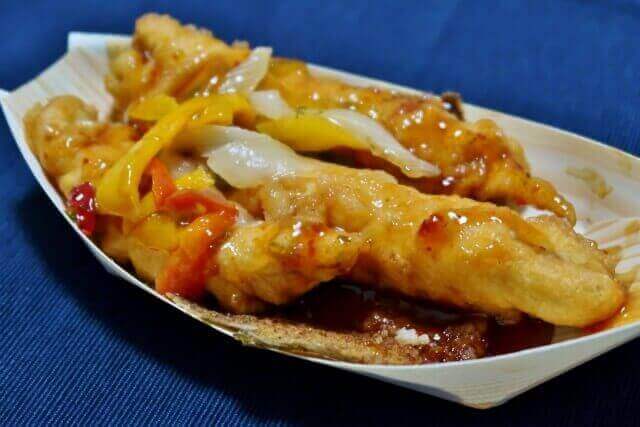 タラの黒酢あんかけ